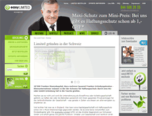 Tablet Screenshot of easy-limited.ch